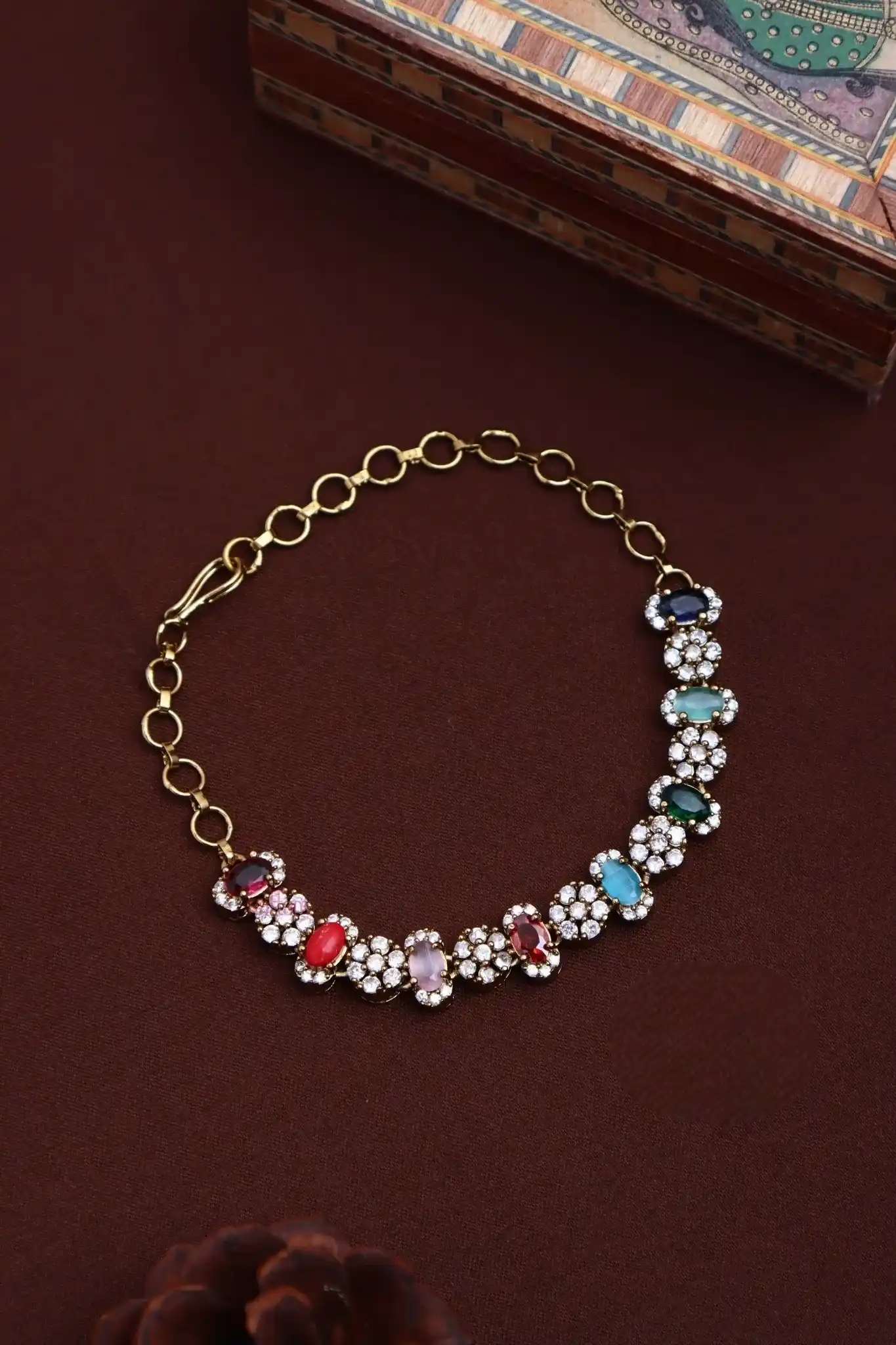 Navarathna Stone Bracelet